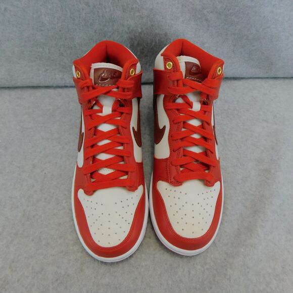 Nike Women's Nike Sneakers High top Dunk High Red - Size 6 - Picture 5 of 10